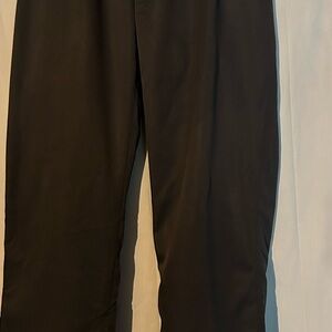 Varsity Black Track Pants